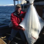 Jim with a Halibut