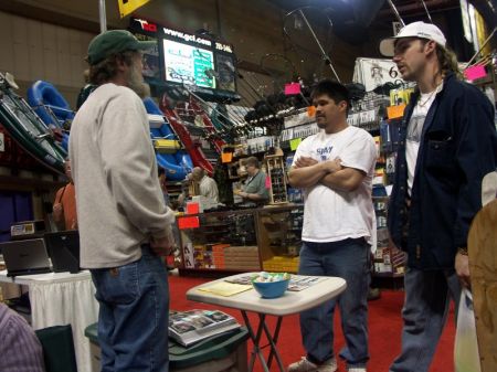 Capt Pete at the Sport Show 2005